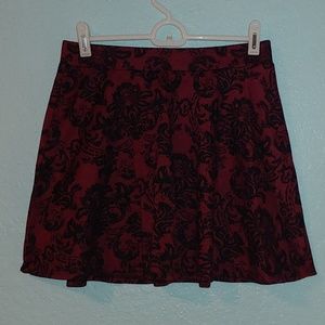 Maroon skirt